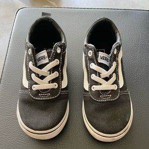 Vans black toddler size 10